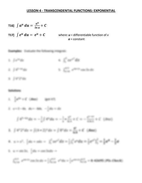 Integration of Exponential Function 的图像结果