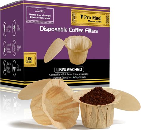 Amazon.com: Unbleached Paper Filters for Reusable Carafe Fits All ...