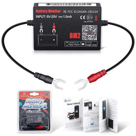 Battery Monitor BM2 Bluetooth 4.0 Device Car 12V Battery Tester: Buy ...