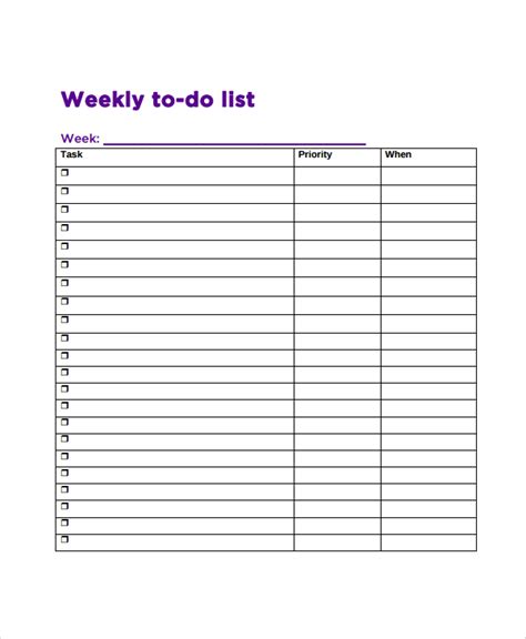 Get Organised with a to do list