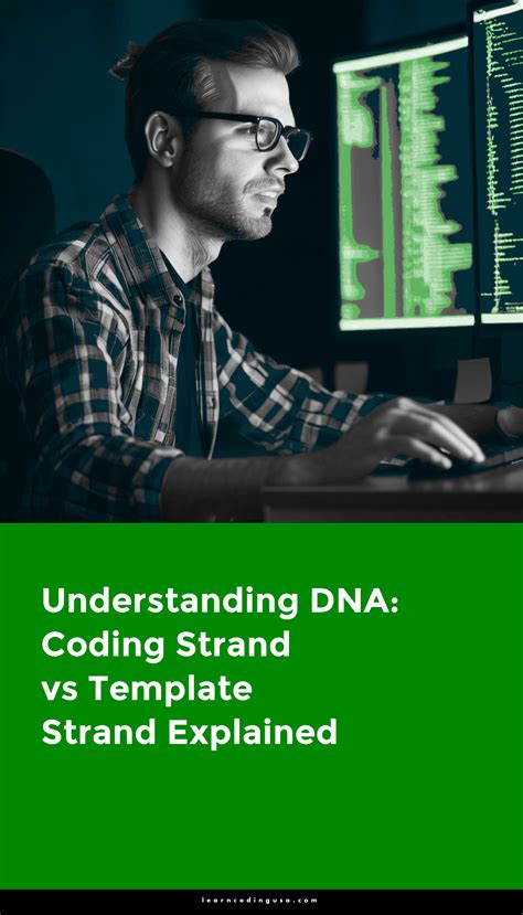Understanding DNA: Coding Strand vs Template Strand Explained | Coding, Mrna sequence, Dna