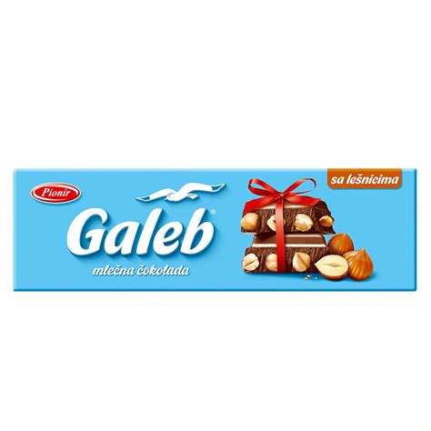 Galeb | Mlecna cokolada Galeb ceo lesnik 250g | Maxi