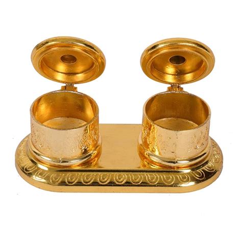 Metal Decorative Kumkum Box (Product Code 3191) at Rs 240.00