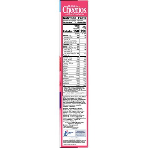Multigrain Cheerios Nutrition Facts Label - Home Alqu