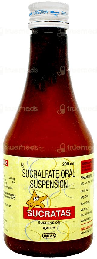 Sucratas 500 MG Syrup 200 ML | Order Sucratas 500 MG Syrup 200 ML ...