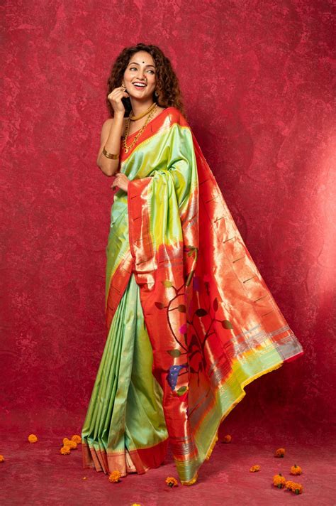 Buy New Arrivals of Paithani Sarees Online - Very Much Indian ...