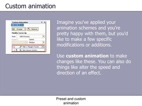Custom Animation PowerPoint 的图像结果