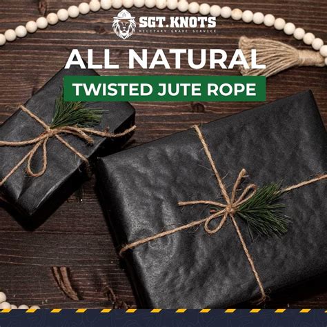 SGTKNOTS SGT KNOTS Twisted Jute Rope - Natural Fiber for India | Ubuy