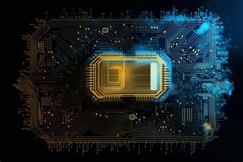 Image result for Blue Green Yellow Computer Chip