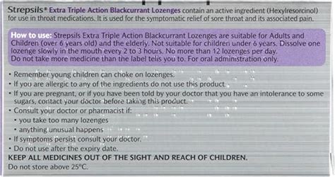 Strepsils Extra Triple Action Blackcurrant 24 Lozenges – CareSoul