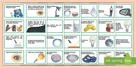 Light Discussion Cards (teacher made) - Twinkl