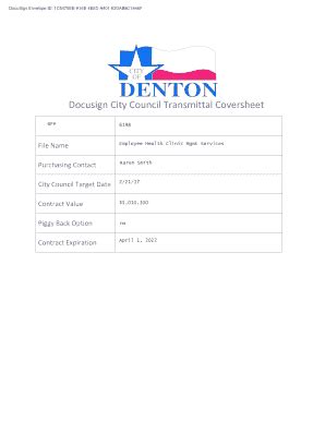 Fillable Online DocuSign Envelope ID: 1C5470EB-A16E-4E6D-A401 ...