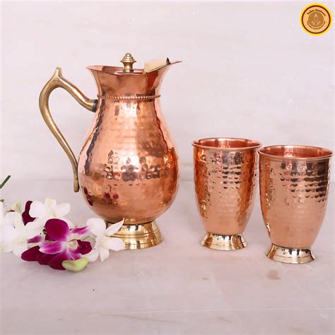 Copper Pitchers – Indian Metalware (IN)