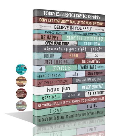 Istrion Inspirational Wall Art Framed Canvas for Bedroom Bathroom ...