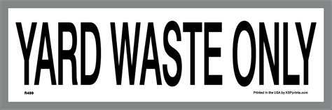 Image result for Yard Waste Stickers