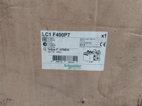 Schneider Electric/Telemecanique Lc1F400 Contactor – Aeliya Marine Tech®