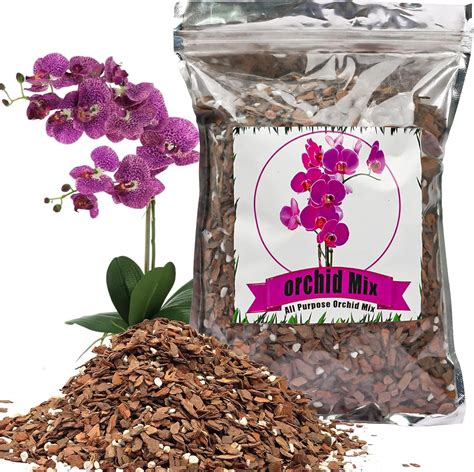Amazon.com : Orchid Potting Mix Orchid Bark, Mix Pine Bark and Perlite ...