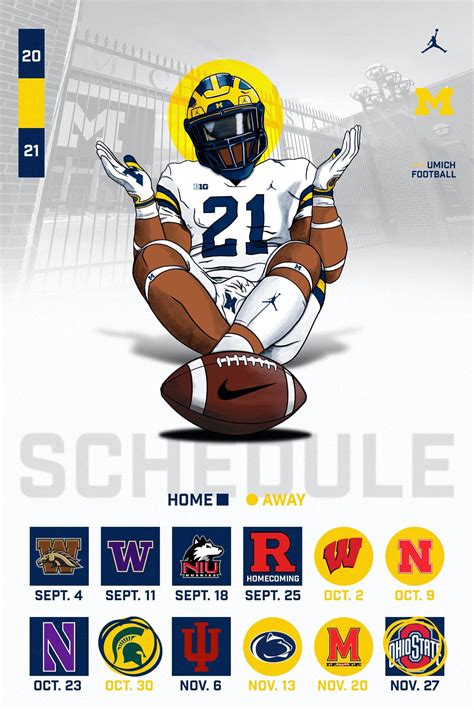Michigan Football Schedule Printable - MIT Printable