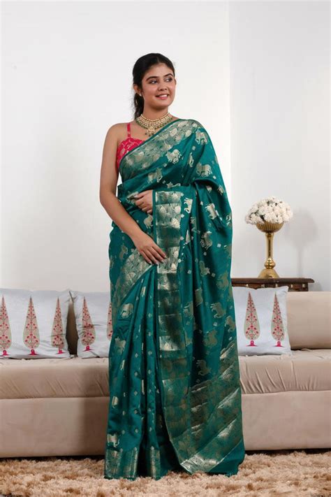 Buy Pure Chiniya Silk Sarees Online for Women in India – Chinaya Banaras
