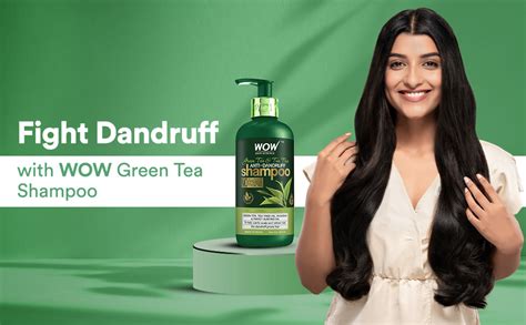Buy Green Tea & Tea Tree Anti Dandruff Shampoo Online At Best Price
