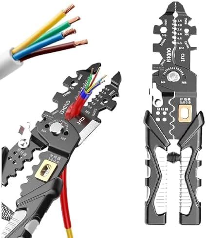 25-in-1 Multifunction Wire Strippers Electeical, 8 inch Crimping Tool ...