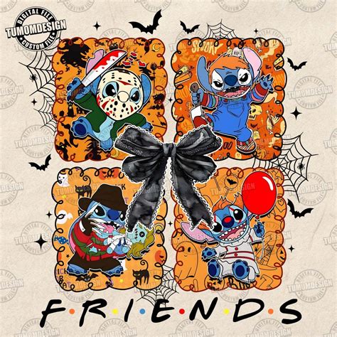 Buy Cartoon Friends Png, Horror Movie Png, Retro Halloween Png, Horror ...