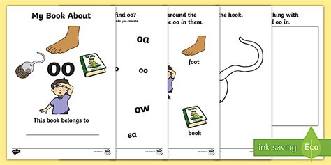 My Phase 3 Digraph Workbook (oo - short)