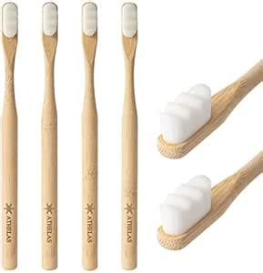 Buy Athelas Pack of 4 Ultra Soft Sustainable Round Ergonomic Handle ...