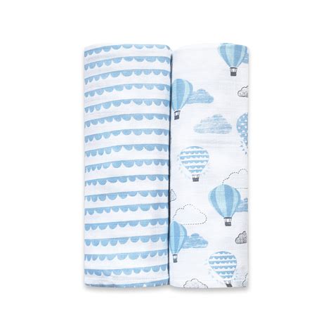 Organic Cotton Muslin Swaddles – Toucan | Masilo Organic Baby
