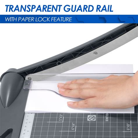 Buy MROCO Paper Cutter 12" Cut Length Paper Trimmer, Guillotine Trimmer ...