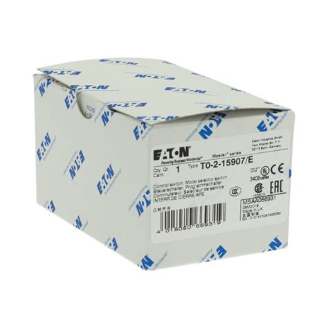 066931 T0-2-15907/E Eaton | Eaton, 2P 4 Position 45° Changeover Cam ...