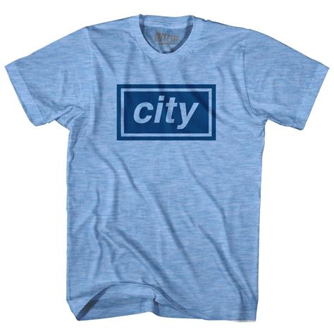Manchester City Oasis Super Fan Soccer Adult Tri-Blend T-Shirt ...