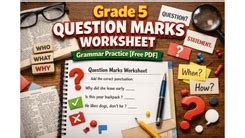 Class 5 Grammar Worksheet on Exclamation Marks | PlanetSpark