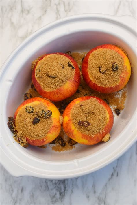 Slow Cooker Baked Apples - Who Needs A Cape?