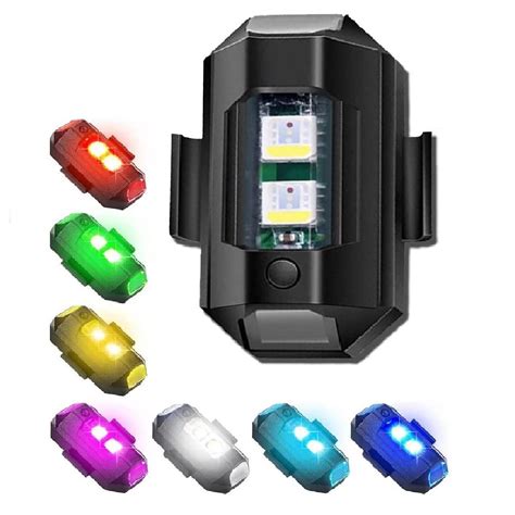 Autofy Aluminium Airplane Light (7 Colors) Waterproof Universal Warning ...