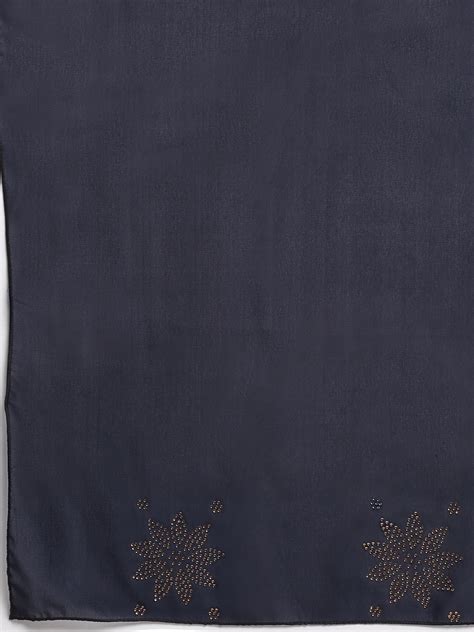 Klotthe Women Navy Blue Solid Burqa With Scarf – KLOTTHE®