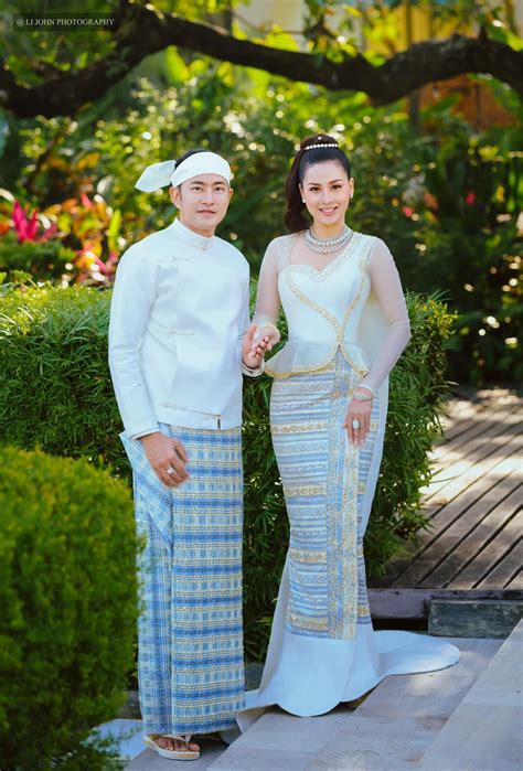Myanmar traditional wedding dress – Artofit