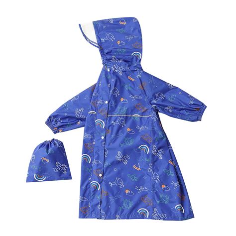 Odeerbi Toddler Kids Boys Girls Raincoats Waterproof Rain Jacket Hooded ...