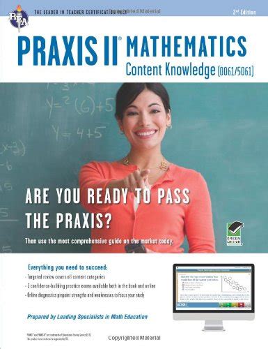 Buy Praxis II: Mathematics Content Knowledge 0061/5061 Book Online at ...
