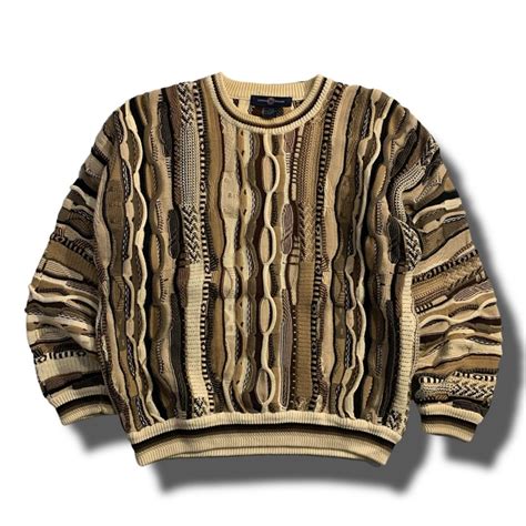 ♾COTTON TRADERS♾ design color 3D knit sizeL | ELCASION/ELCA