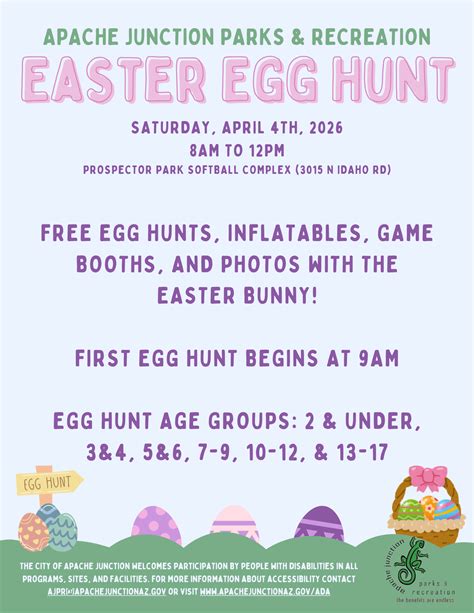 Calendar • Easter Egg Hunt