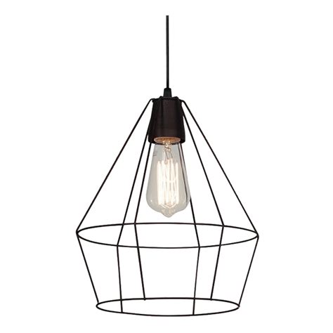 Viseća svetiljka Heidi 1XE27 crna Elmark 955HEIDI1/BL | Volim svoj dom