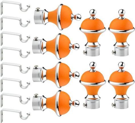 black coin Orange Rod Rail Bracket, Curtain Knobs Metal Price in India ...