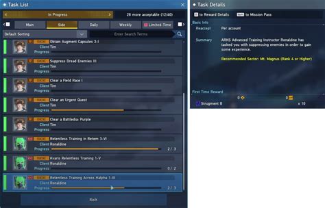 Image result for PSO2 NGS Force Skill Tree