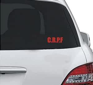 ISEE 360® CRPF Car Sticker for Car Window Inside Professional Stickers ...