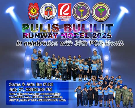 Pulis Bulilit Runway Program 2025, Robinson's Place, San Nicolas ...