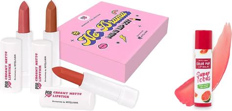 MyGlamm Color Pop Lip Balm-Watermelon -4.6gm & POPxo Makeup Collection ...