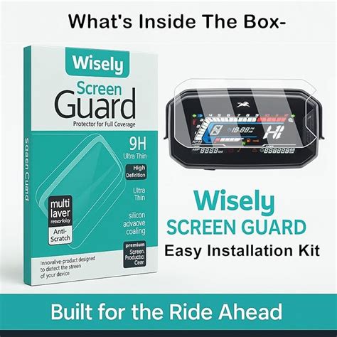 TVS Raider 125 Screen Guard Pack 2 | HD Clear Digital Meter Protector ...