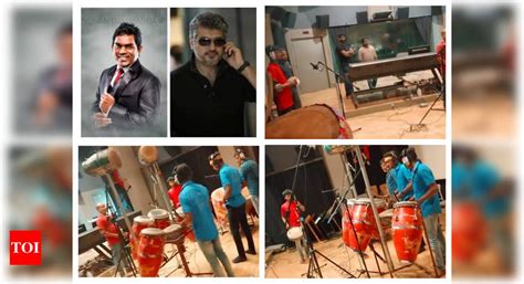 Ajith's Valimai intro song making photos revealed | Tamil Movie News ...