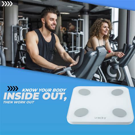 Tracky Advance Body Composition Scale with 8 Electrodes